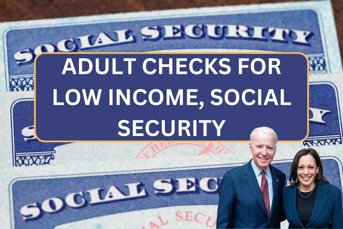 Adult Checks For Low Income Social Security SSDI SSI Seniors July