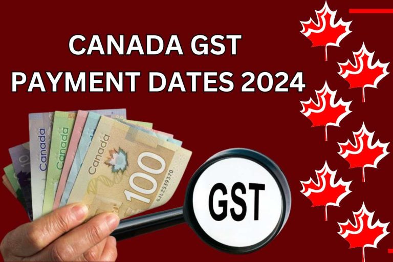 Canada GST Payment Dates 2024, HST Netfile Tax Credit Rebate Dates