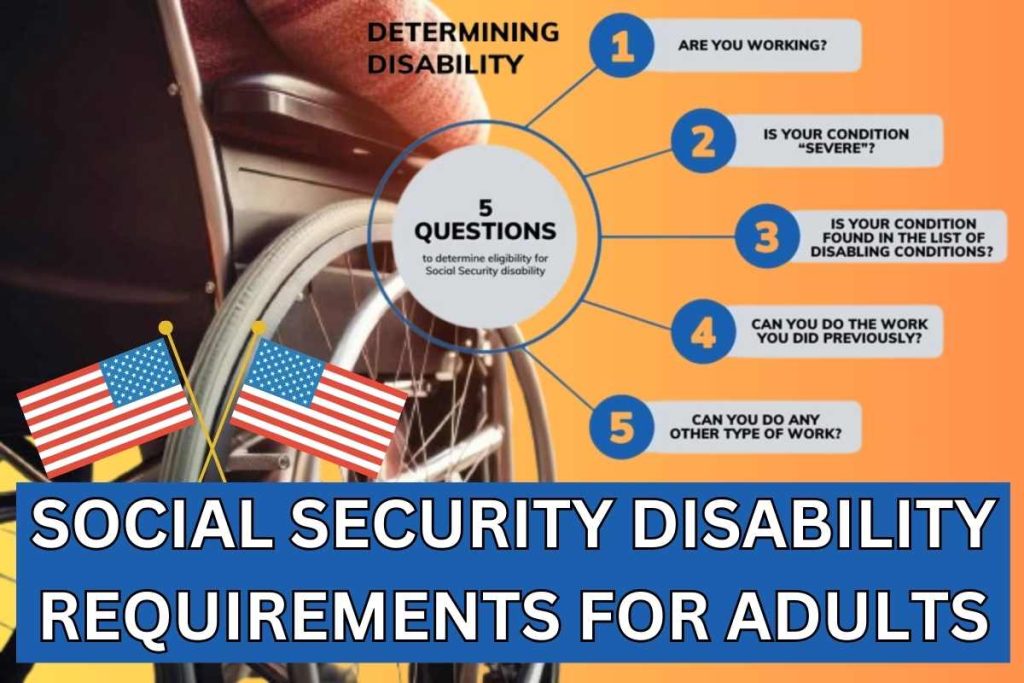 Social Security Disability Requirements For Adults