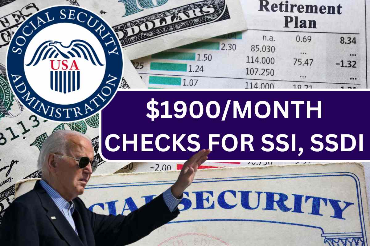 1900/Month Checks For SSI, SSDI August 2024 Check Payment Date & Eligibility